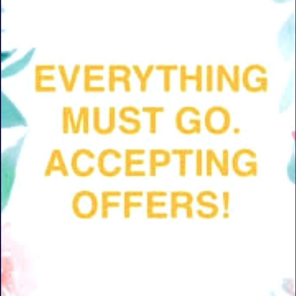 All reasonable offers accepted!
